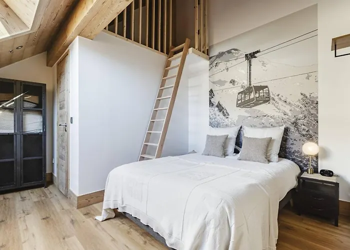 Ciel - Duplex 100m2 Centre Vues Parking 3ch 3sdb Apartman Chamonix