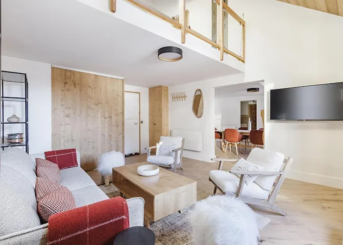 Ciel - Duplex 100m2 Centre Vues Parking 3ch 3sdb Appartement Chamonix