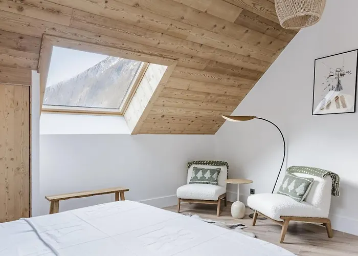 Ciel - Duplex 100m2 Centre Vues Parking 3ch 3sdb Appartement Chamonix